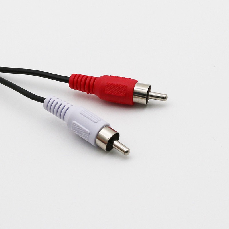 Giắc chuyển đổi từ đầu 1.5M USB A sang lỗ 2x RCA Phono AV cho PC TV AUX