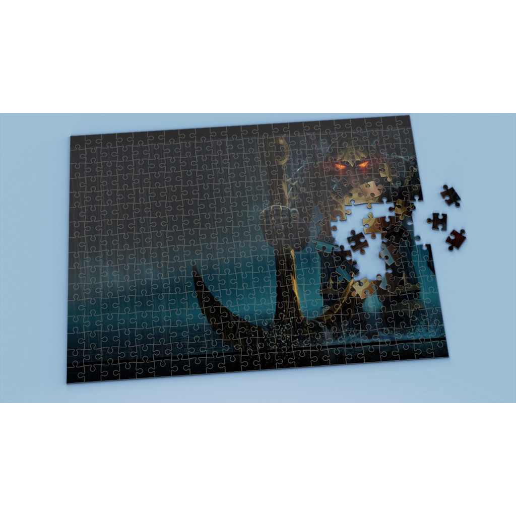 League of Legends Tranh ghép hình NAUTILUS - Mẫu 1 - Nhận in theo yêu cầu