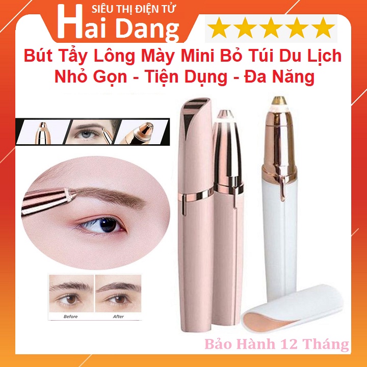 Bút Tỉa Lông Mày Mini Cao Cấp, Dụng Cụ Tẩy Lông Mày Mini Cao Cấp Tự Động - Thẩm Mỹ Cho Phái Đẹp - Bảo Hành 12 Tháng