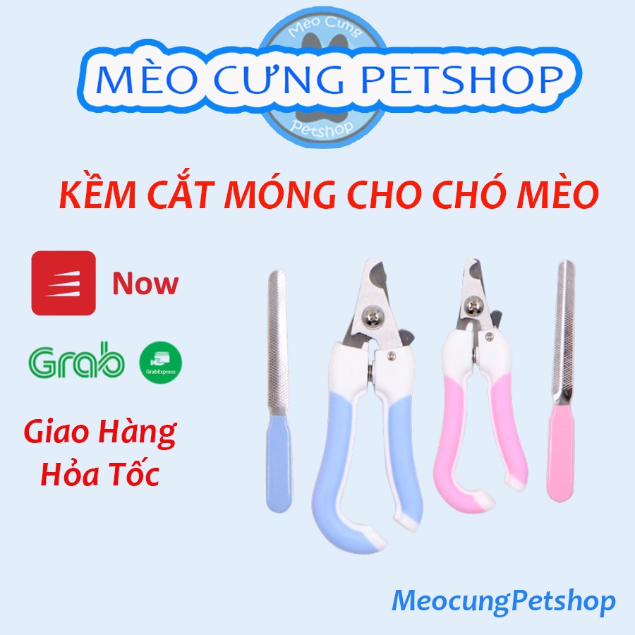 Kềm bấm móng, kềm cắt móng và giũa móng cho mèo, chó, thú cưng