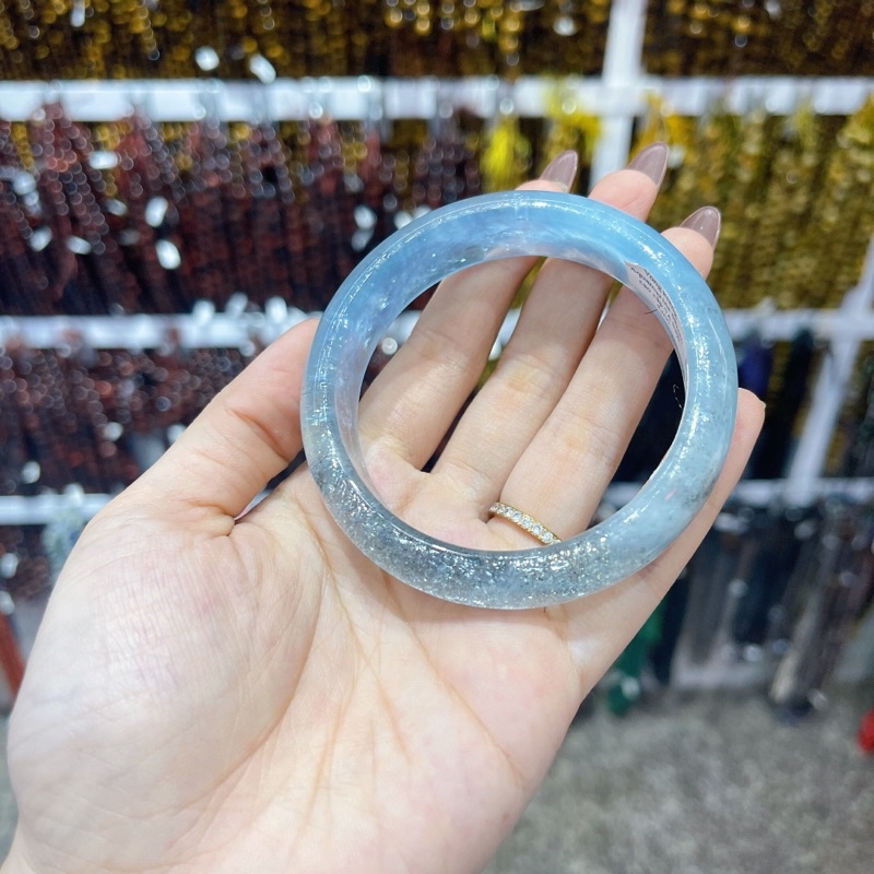 Vòng Kiềng Aquamarine Ni 50mm Giảm Giá từ 4,2tr còn 3,5tr