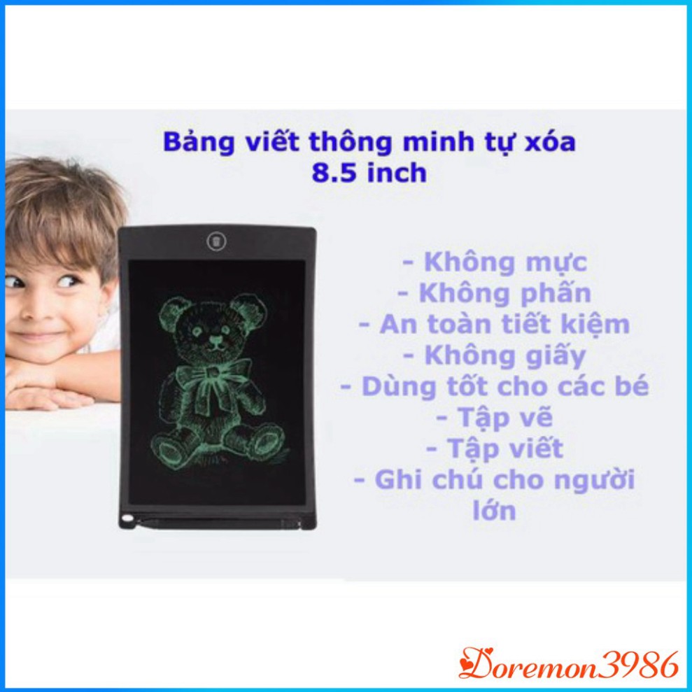 [XẢ KHO] 💥[BẢN MỚI NHẤT]💥Bảng Viết Ipad Thông Minh Tự Xóa Màn Hình LCD 8.5 inch💥 SIÊU HOT💥