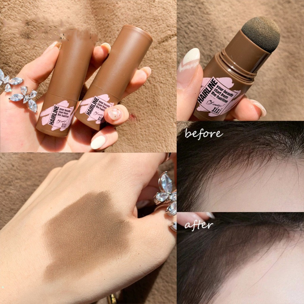 Xixi (Hàng Mới Về) Phấn Che Khuyết Điểm Chân Tóc Tiện Dụng Chất Lượng Cao