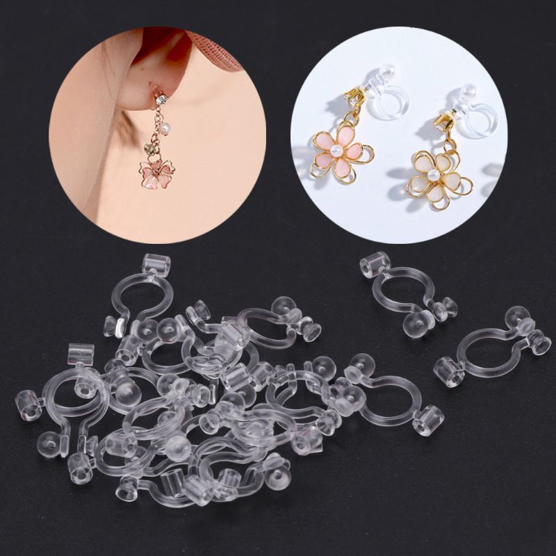 Bộ 20 Cái Bông Tai Kẹp Hình Chữ U Tàng Hình Cho Nữ