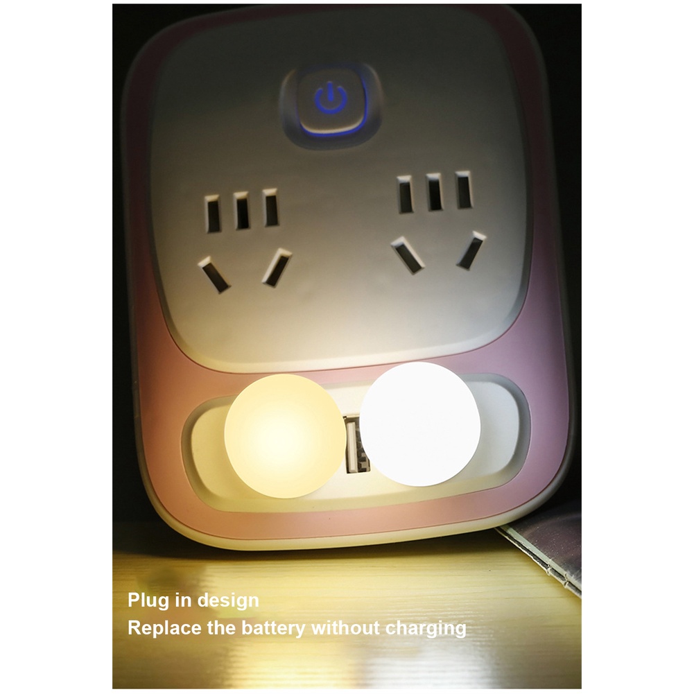 Đèn LED Đọc Sách Bảo Vệ Mắt Hình Tròn Nhỏ Cổng Sạc USB Gắn Máy Tính/Laptop