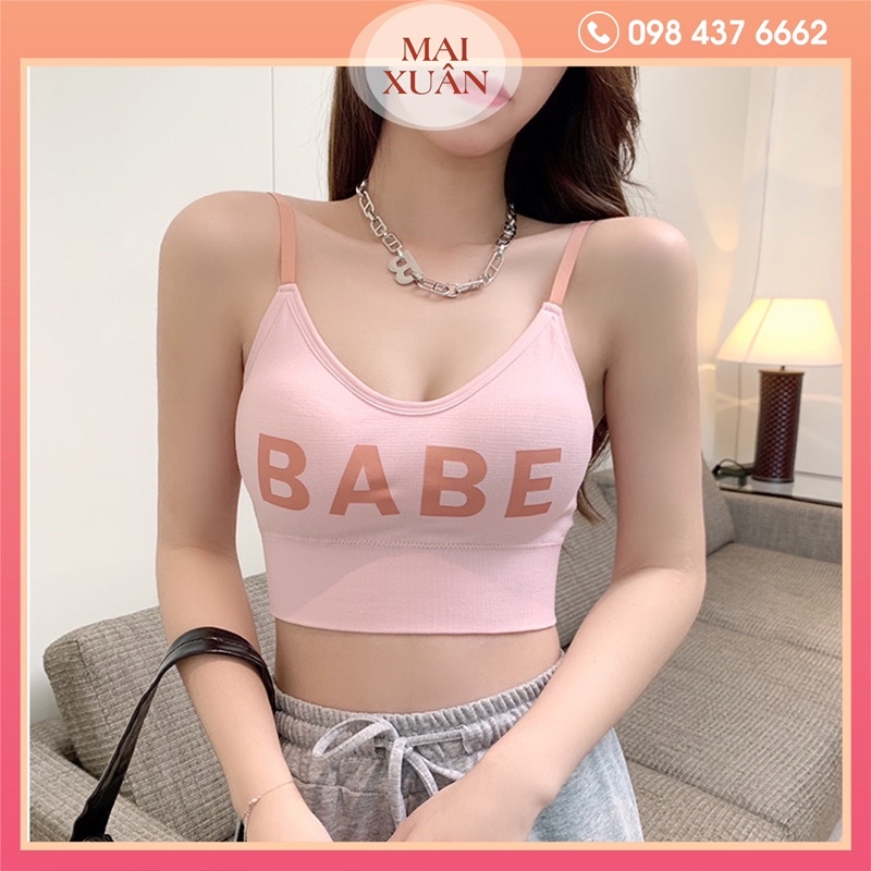 Áo Bra Nữ Hở Lưng Nâng Ngực Nhẹ Mẫu Mới Hot Hit BABE Kho Sỉ Mai Xuân