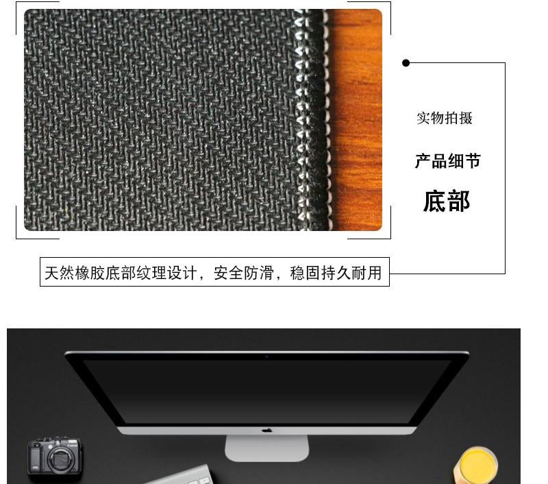 BAPE Thảm Lót Chuột Và Bàn Phím Cỡ Lớn Họa Tiết Rằn Ri