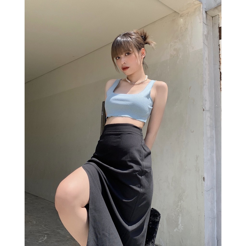 Chân váy dài xẻ tà tôn dáng sexy | BigBuy360 - bigbuy360.vn