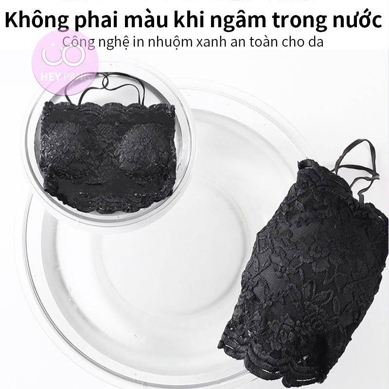 Áo hai dây quây ngực có mút đệm nâng ngực phối ren sexy gợi cảm HEYPANG VN033
