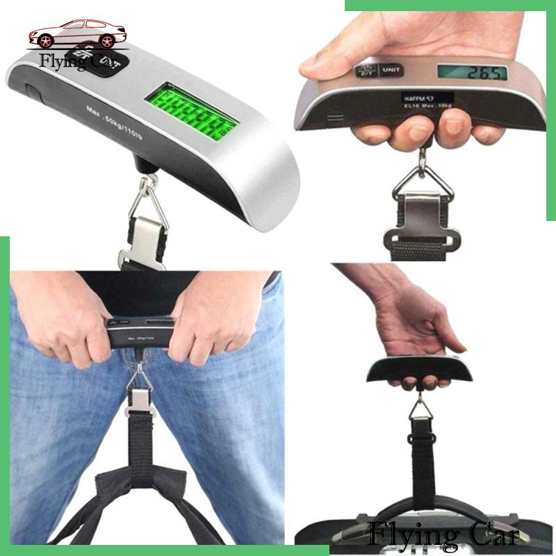 Cân Hành Lý Kỹ Thuật Số 110lb / 50kg Lzdjfmy2 Có Màn Hình LCD Tiện Dụng Mang Theo Du Lịch