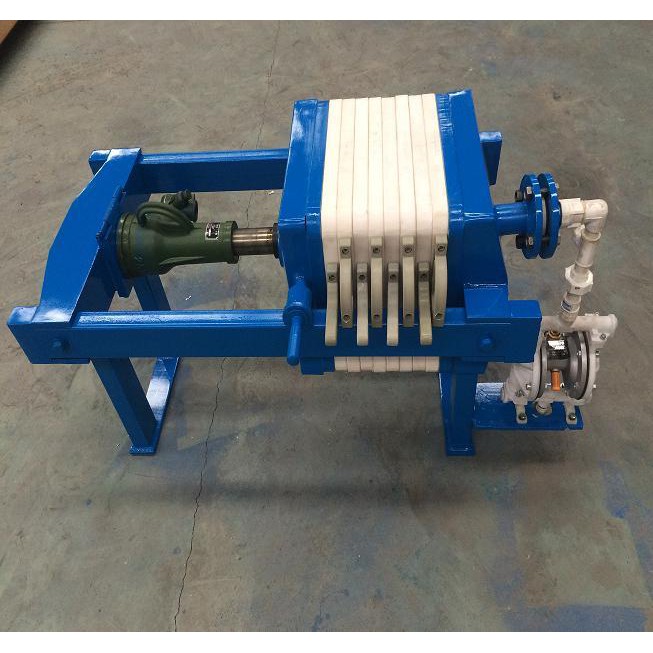 Máy ép bùn khung bản thủ công 5 khung bản 420x420