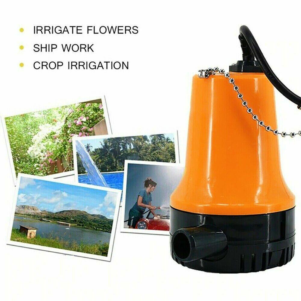 EUCA Máy Bơm Chìm DC 12V Chuyên Dụng Cho Thuyền Kayak