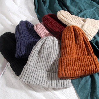 Mũ len Beanie trơn nhiều màu