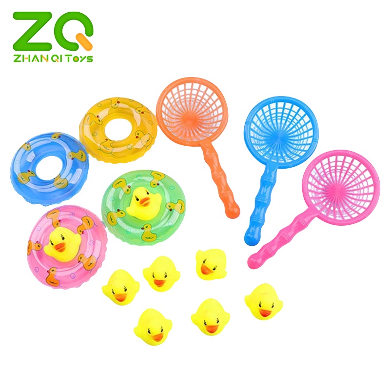 ZHANQI TOYS Set 5 Phao Bơi Hình Vịt Dễ Thương Cho Bé