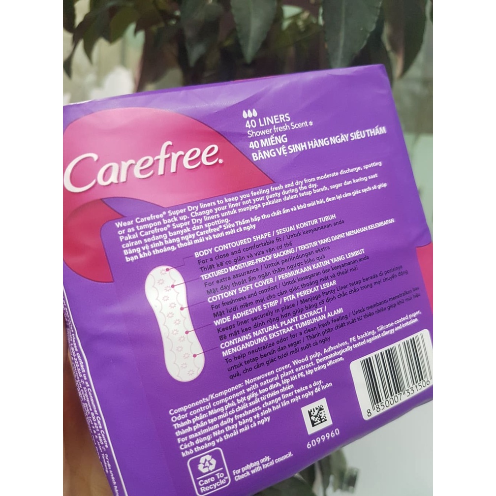 Băng vệ sinh hàng ngày Carefree - Đông Anh Pharmart