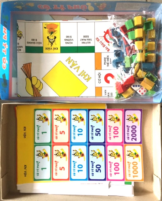 Cờ tỷ phú loại vừa - 26 cm