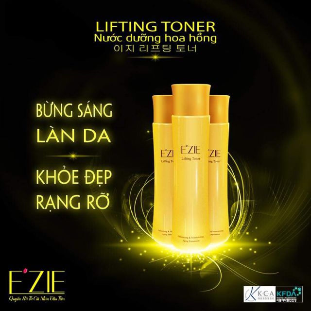 EZIE&lt;br&gt;Nước Dưỡng Hoa Hồng, Làm Sạch, Làm Trắng, Cải Thiện Nếp Nhăn