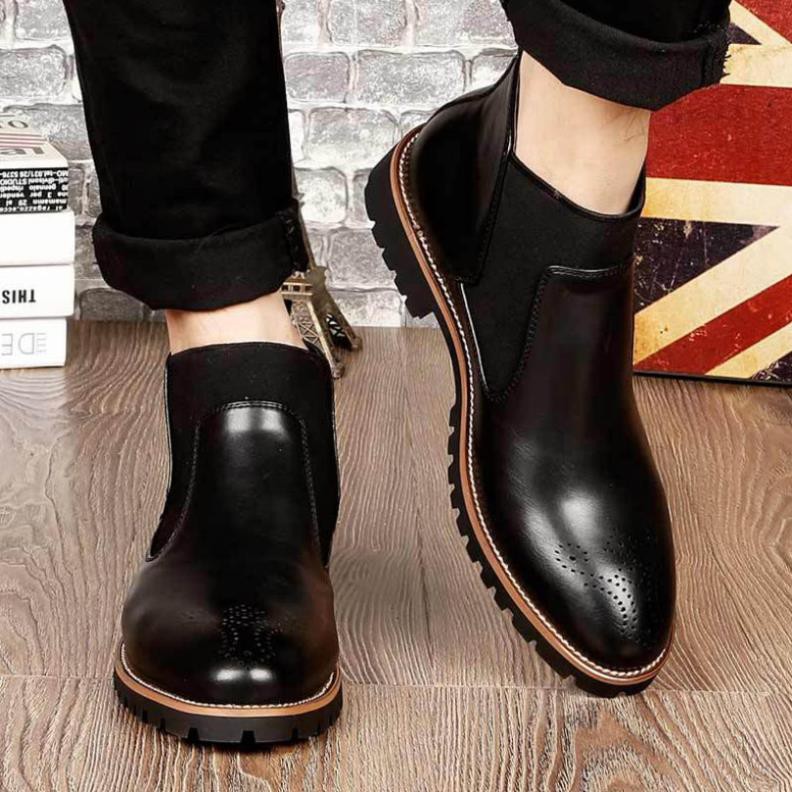 Free Giày Chelsea Boots Giày Bốt Nam Da Thật Sans101 Uy Tín 2020 ⚡ CHẤT sịn : " * ⁿ ? | BigBuy360 - bigbuy360.vn