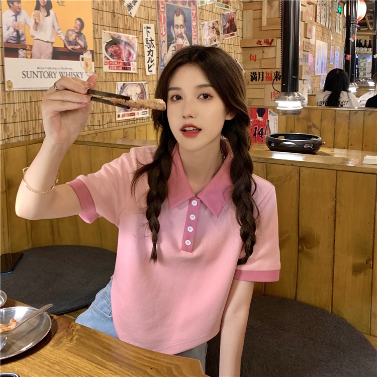 Áo thun SUXI tay ngắn đơn giản phong cách thể thao thời trang mùa hè dễ phối đồ cho nữ