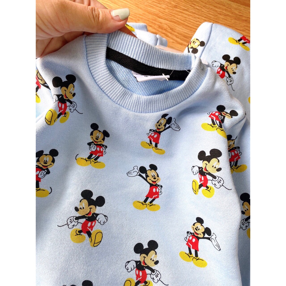 Bộ nỉ da cá Mickey Disney xuất xịn