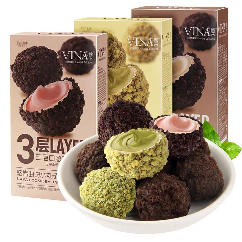 BÁNH SOCOLA CHẢY 3 LỚP LAYER ĐÀI LOAN