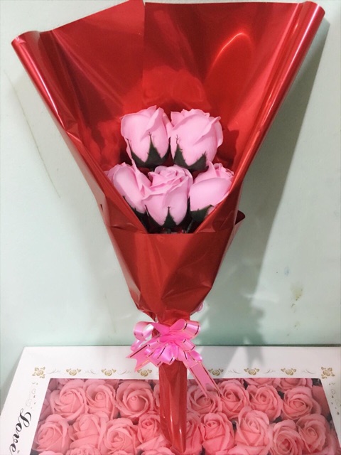 Quà tặng hoa hồng bó 5 bông