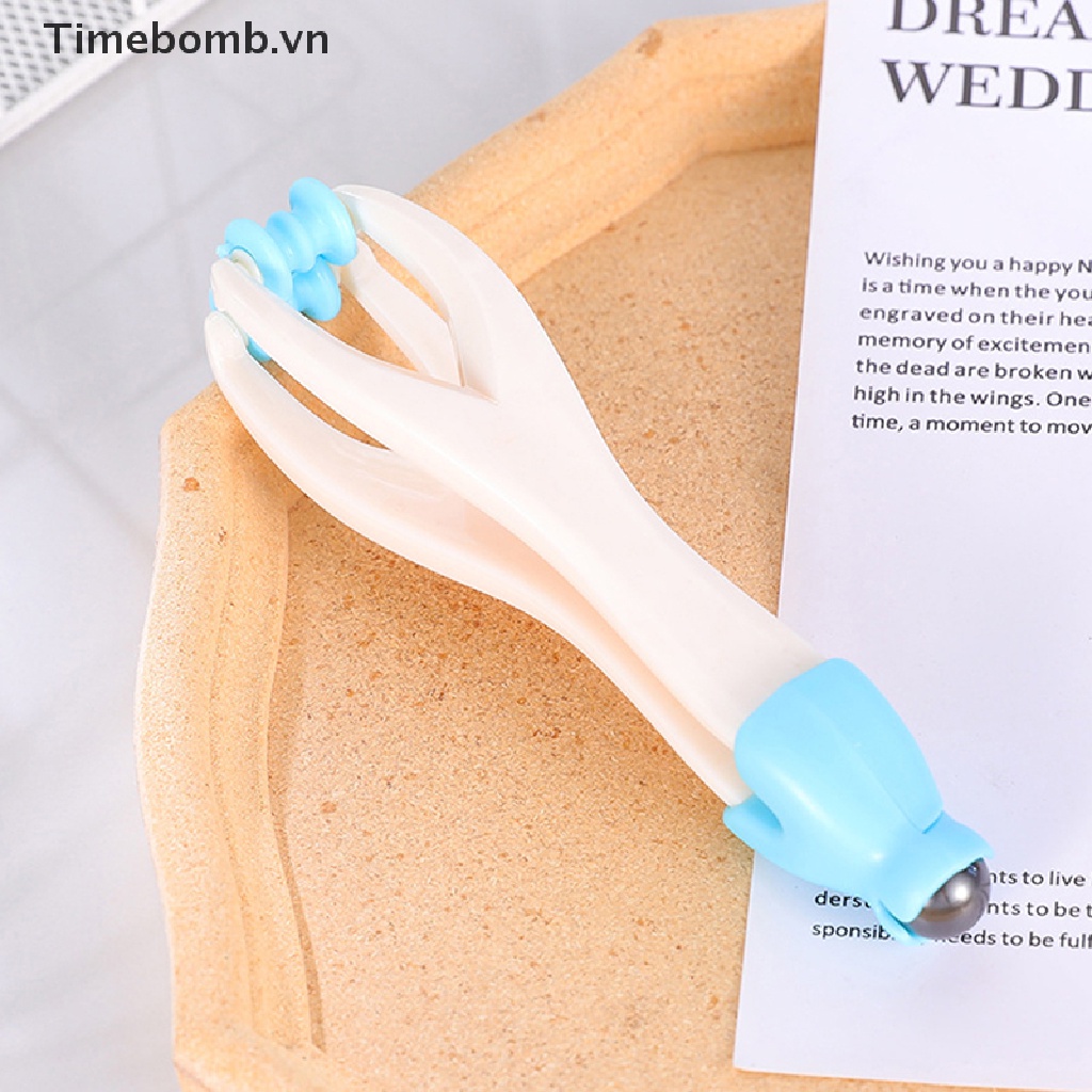 (Hàng Mới Về) Dụng Cụ Mát Xa Ngón Tay 2 Đầu Tiện Lợi