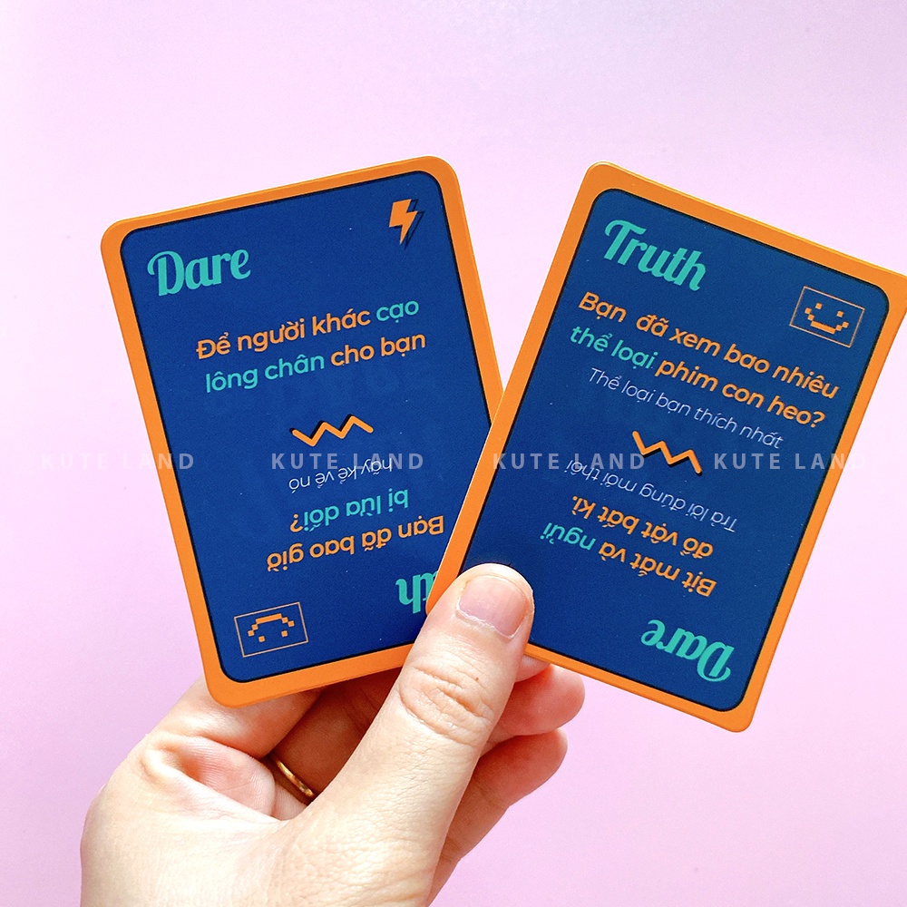 Bộ Bài Drinking Game Truth Or Dare 52 Lá Thách Hay Thật Lói Hay Lèm Cho Nhóm Bạn Uống Rượu Bia Vui Nhộn TM-TD52