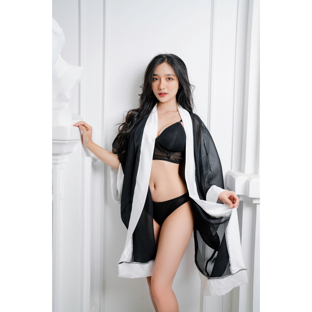 Sexy Forever Áo Choàng Ngủ Tơ Xuyên Thấu Vex (KHÔNG KÈM BRALETTE)