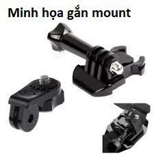 Ốc vít gắn mount phụ kiện cho Camera thể thao của Sjcam Gopro Eken - dùng gắn vừa tất cả các loại mount chuẩn