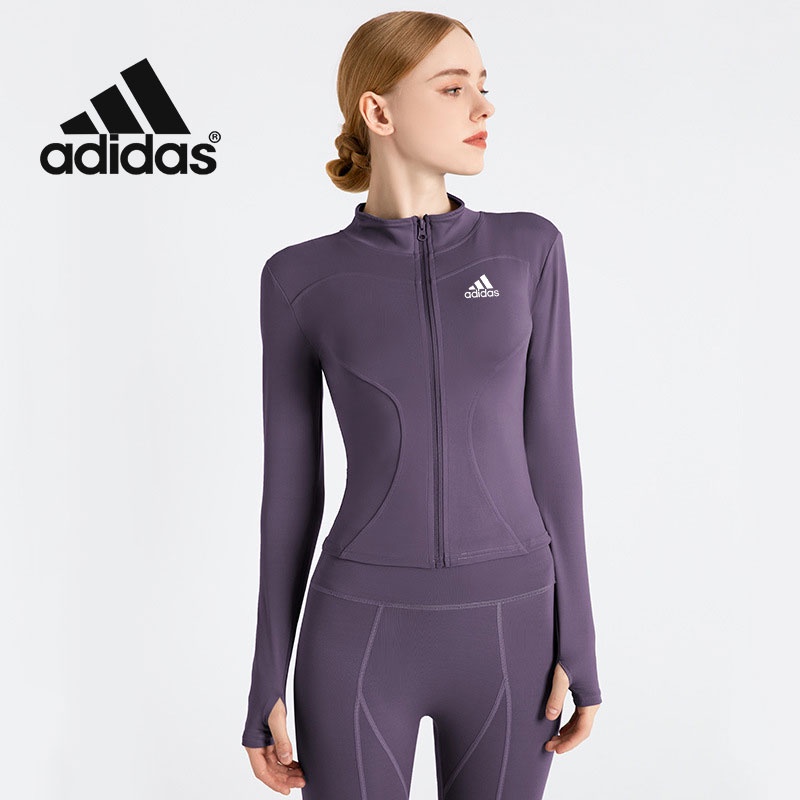 Adidas Áo Khoác Thể Thao Dài Tay Thấm Hút Mồ Hôi Nhanh