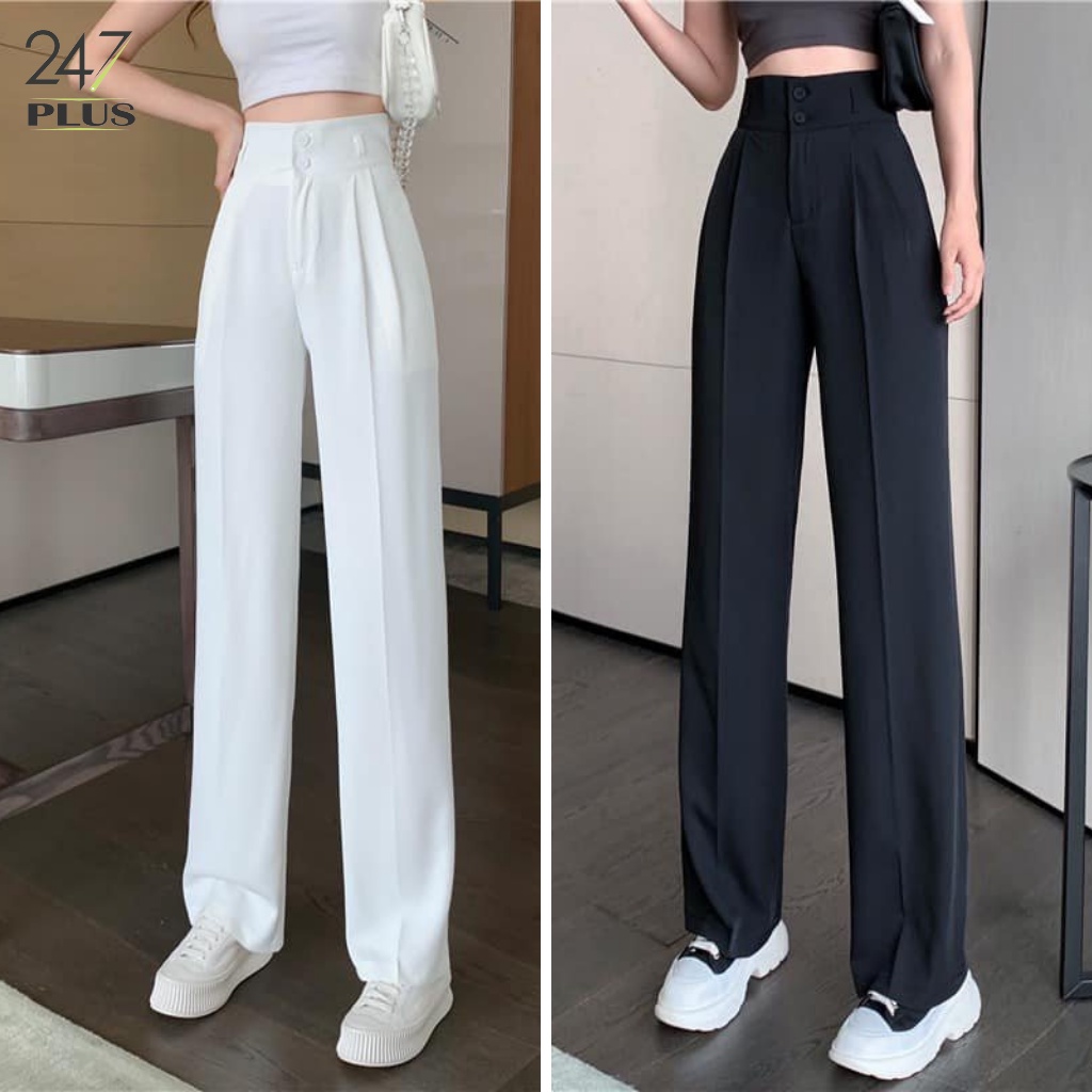 [Mã FAMARAL1 giảm 10K đơn 50K] Quần Vải Ống Suông