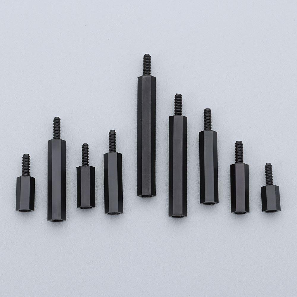 NIUYOU Bộ 100 Đầu Lục Giác Dẹp Màu Đen 9 Kích Cỡ