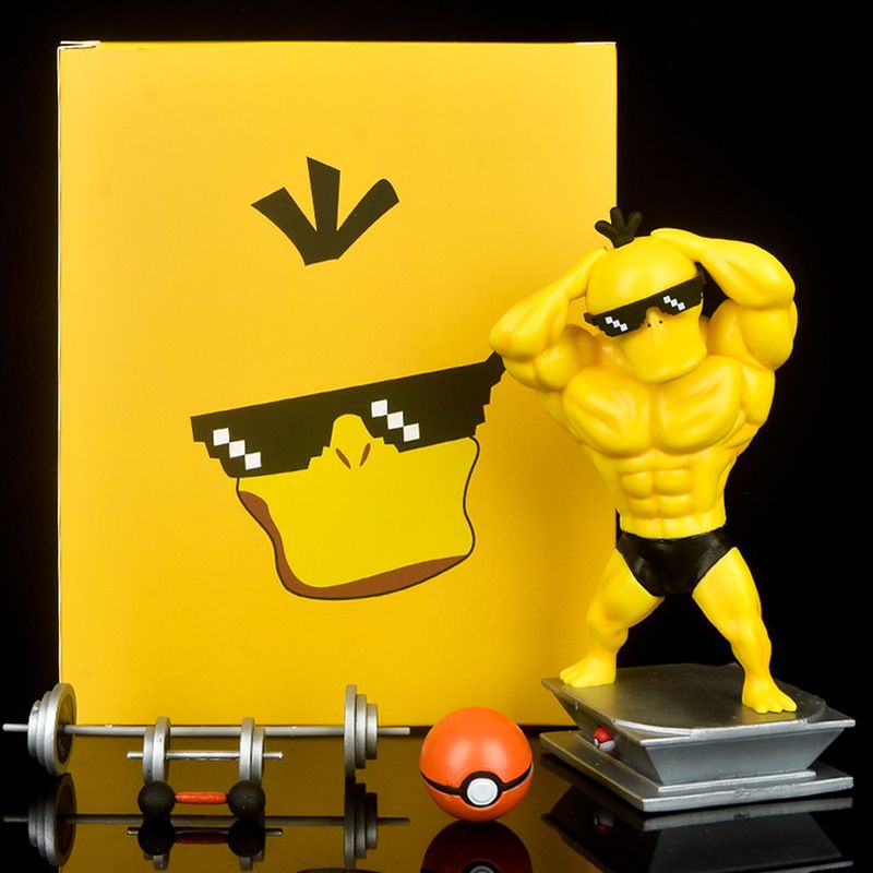Mô hình đồ chơi Pokemon Pikachu Squirtle Charmander Bulbasaur cơ bắp 6 kiểu