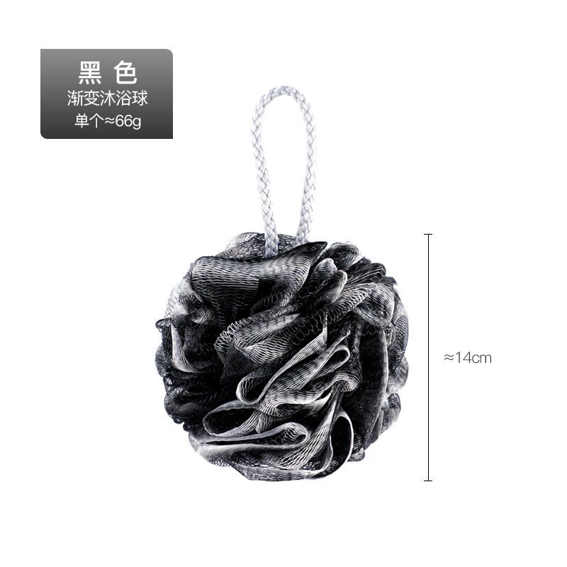 Bông tắm than tre hoạt tính mềm mại làm sạch, loại bỏ tế bào chết