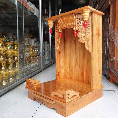 Đồ thờ gỗ , Bàn thờ thần tài ông địa ,Bàn thờ thần tài gỗ xoan đào
