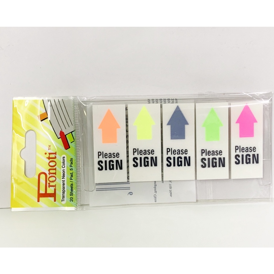 Giấy nhớ Pronoti Sign Here 45649 (đánh dấu chữ kí, đánh dấu trang)