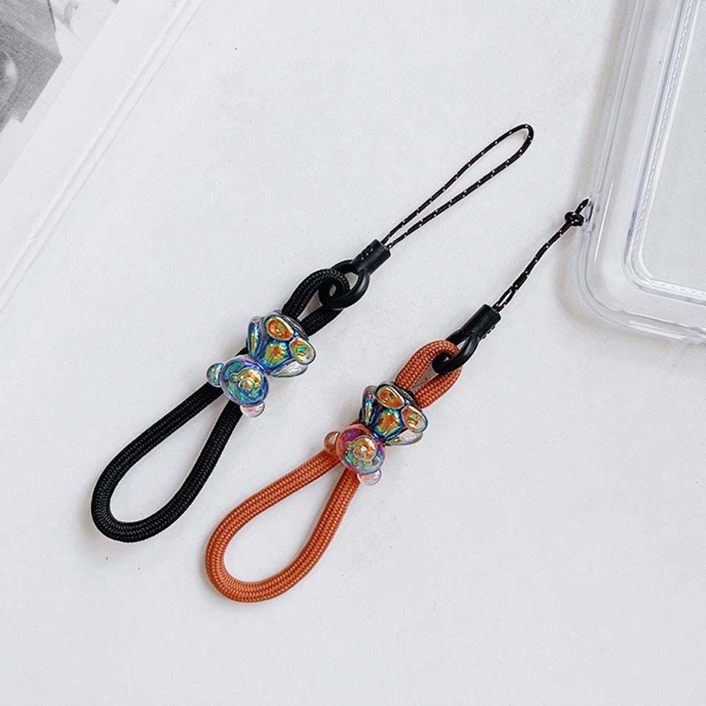 Dây Đeo Điện Thoại Bện Thủ Công Xinh Xắn|Dây Đeo Điện Thoại Chống Thất Lạc Hình Gấu Dễ Thương