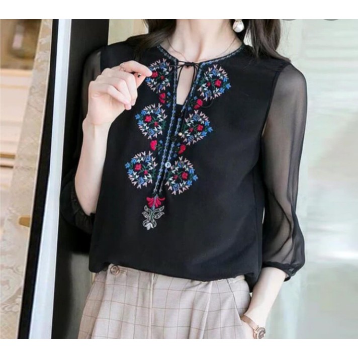 Combo áo sơmi voan Korea 2hand 125k