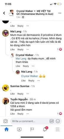 [ Chính Hãng ] Máy rửa mặt Úc Dermasonic