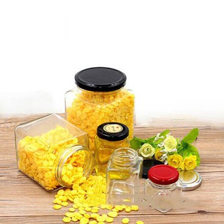 COMBO 10 HŨ THỦY TINH VUÔNG 200ML NẮP THIẾC ĐỰNG THỰC PHẨM