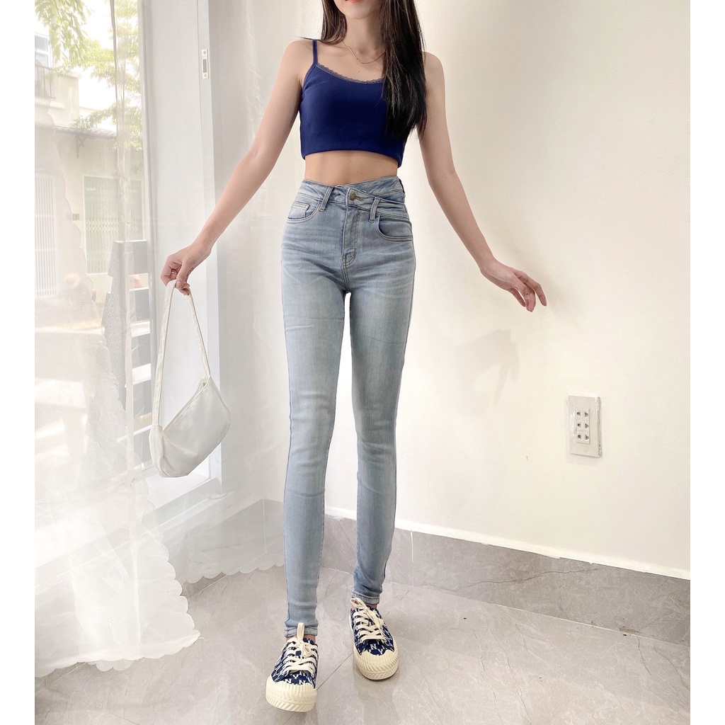 Quần Skinny lệch lưng 20decemberjeans mã 1089