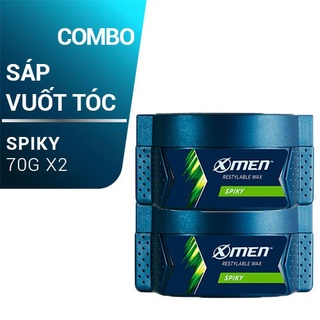 Combo 2 wax X-Men Spiky 70g/hộp