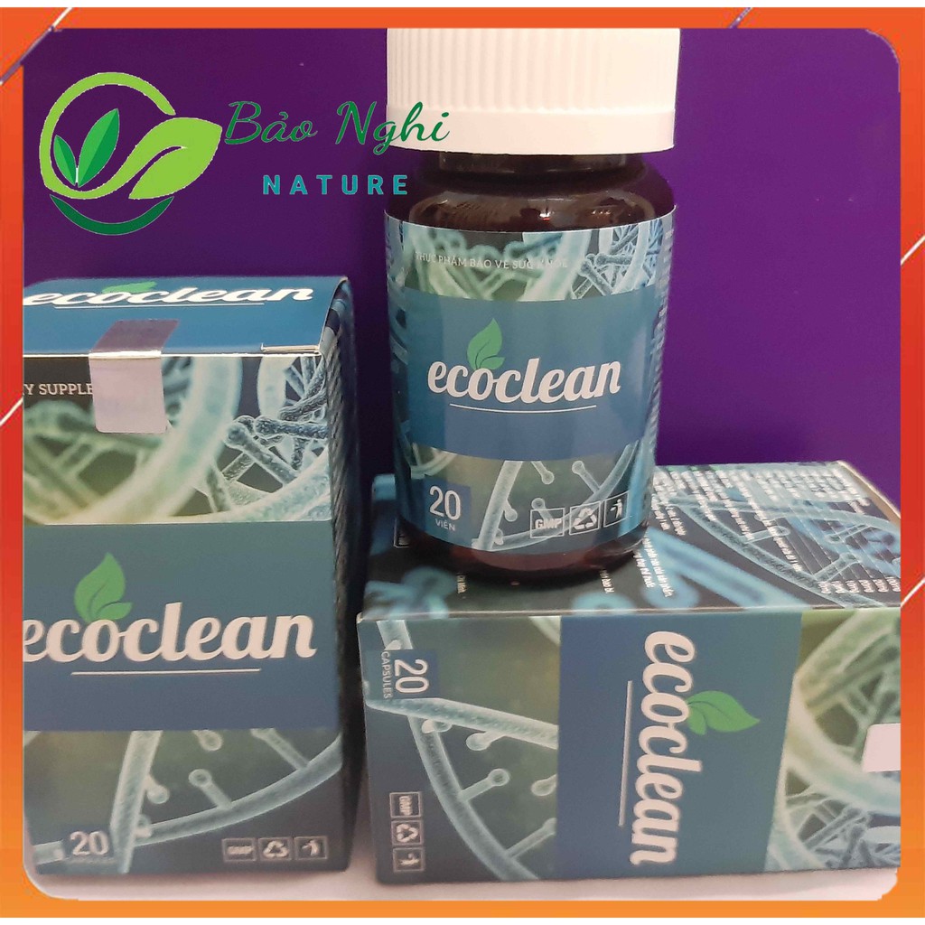[COMBO 3 HỘP] Viên Uống ECOCLEAN - Diệt Ký Sinh Trùng Thanh Lọc Tế Bào Gan Tăng Cường Đề Kháng - CHÍNH HÃNG HỘP 20 VIÊN | BigBuy360 - bigbuy360.vn