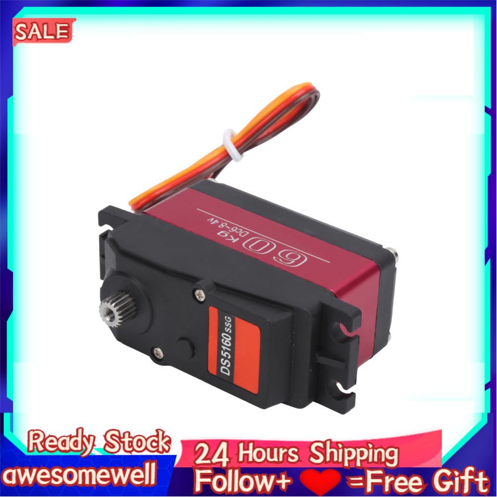 Động Cơ Servo Kỹ Thuật Số 60kg Tốc Độ Cao Cho Xe Hơi / Tàu Thuyền / Robot Điều Khiển Từ Xa