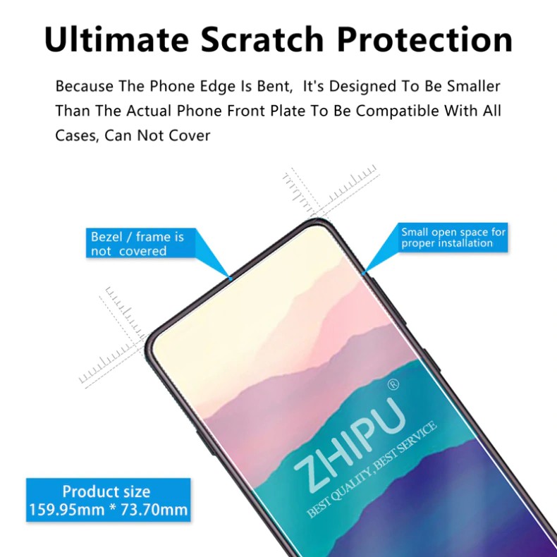 Miếng Dán Kính Cường Lực Cho Samsung Galaxy A90 - Trong Suốt