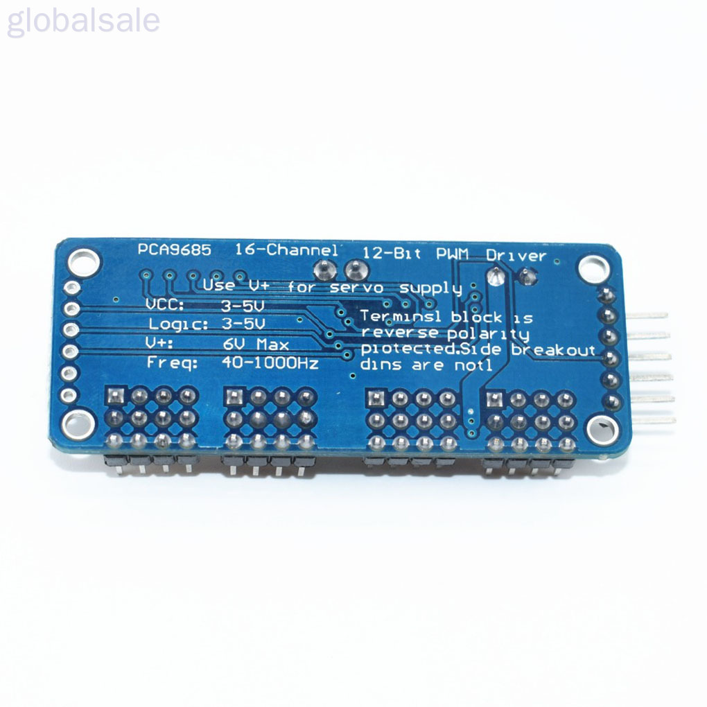 Mô Đun Điều Khiển Động Cơ Servo Pca9685 16 Ch 12-bit Pwm Cho Arduinob