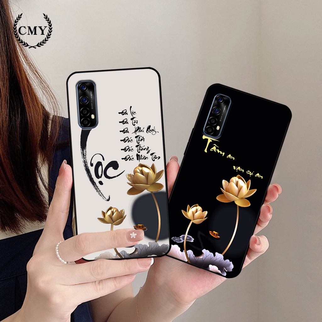 Ốp lưng Realme 7 - Realme 7 Pro in hình phong cách chữ thư pháp cha mẹ, tài lộc