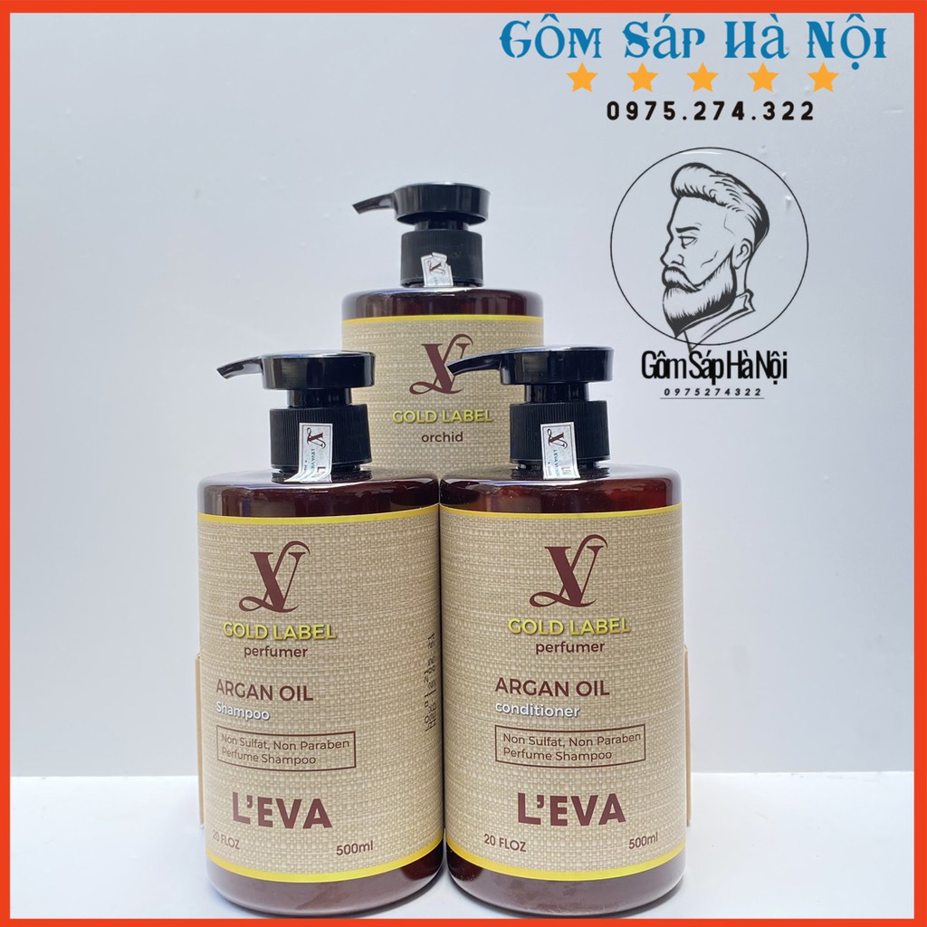 [ Tặng Tinh Dầu ] Bộ Dầu Gội - Xả - Sữa Tăm GoldLabel Colagen Hương Nước Hoa