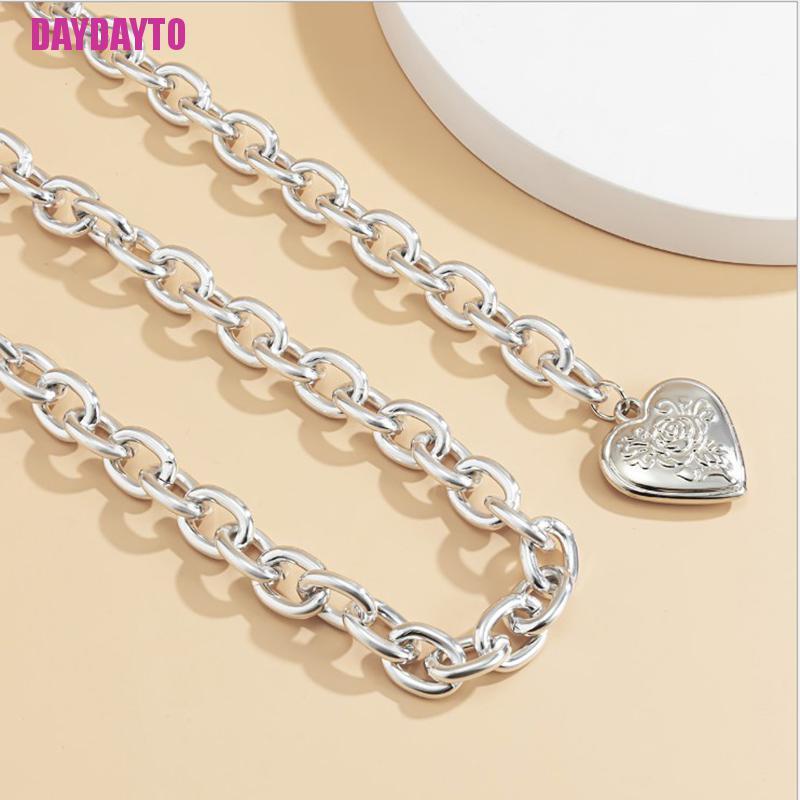 Dây Xích Đeo Thắt Lưng Mặt Trái Tim Bằng Hợp Kim Cho Nữ